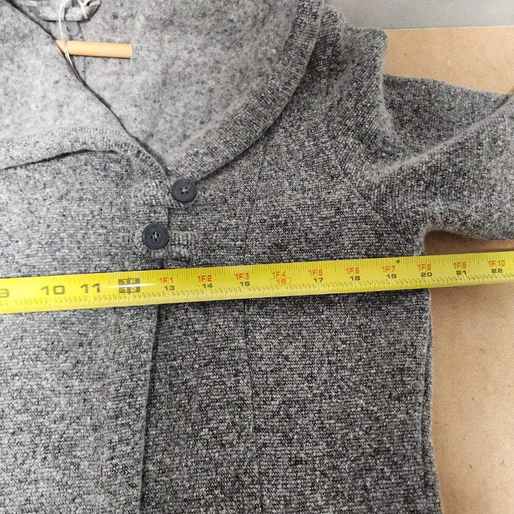 Women's Smartwool Odessa Lake Wrap Cardigan Large Light Gray Wool Blend - Picture 8 of 10